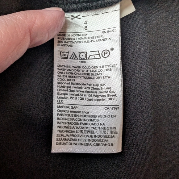 GAP Classic Black Mini Dress - Picture 8 of 8